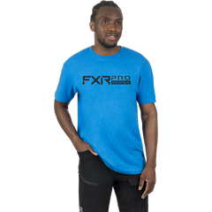 [Color:::Blue Heather / Black] FXR Pro Series Premium T-Shirt