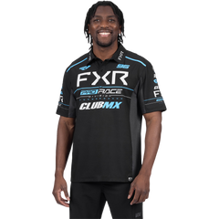 [Color:::Club MX] FXR Men's Race Division Performance UPF Polo Shirt
