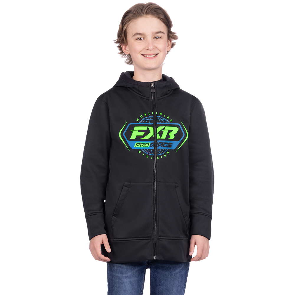  FXR Youth Race Division Tech Zip Hoodie