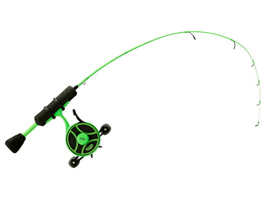 13 Fishing Radioactive Pickle Ice Combo w/ Line Window - Left Hand