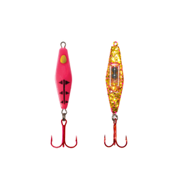 [Color:::Glow-Red-Gold] Clam Rattlin' Blade Spoon - Size 10 - 1/8oz