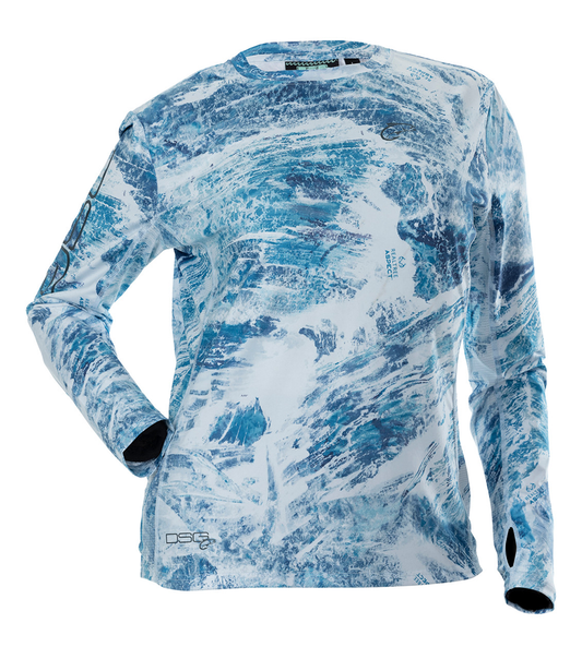 DSG Women's Charli Sun UPF Shirt - Realtree® Aspect Sky