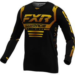 [Color:::Black - Gold] FXR Youth Revo MX Jersey