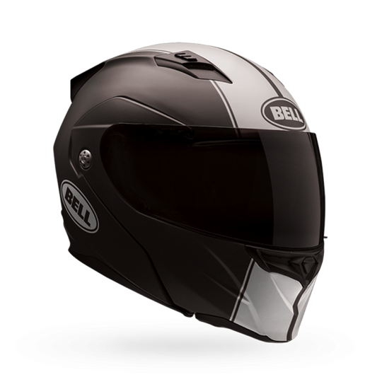 BELL REVOLVER EVO MODULAR HELMET - MATTE BLACK-WHITE