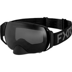 FXR Ride-X Spherical Goggle Black Ops (Smoke Lens)