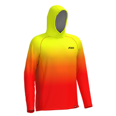 [Color:::Surf Style] FXR Men's Rush Air UPF Pullover Hoodie