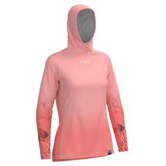 [Color:::Melon] FXR Women's Rush Air UPF Pullover Hoodie