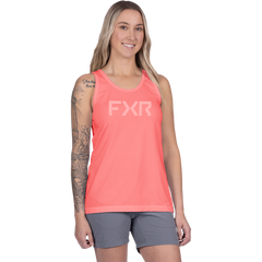 [Color:::Melon] FXR Women's Rush Air UPF Tank