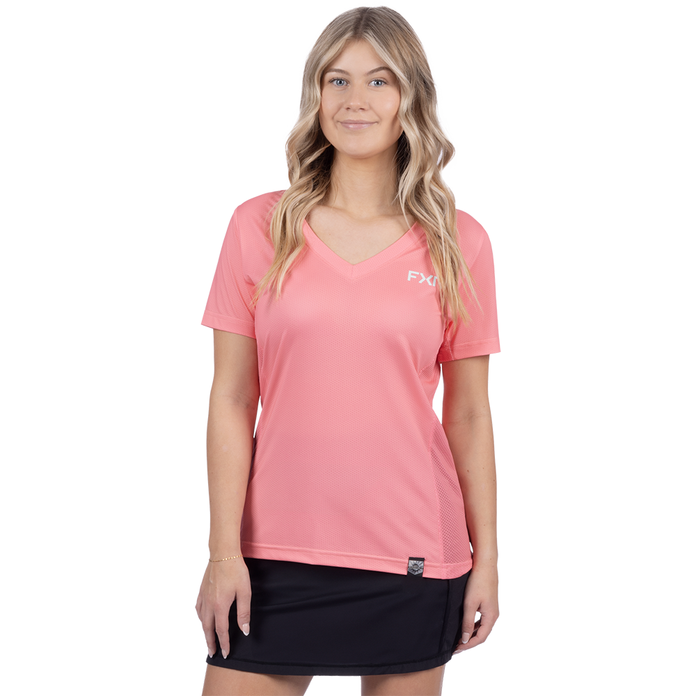  FXR Women&#39;s Rush Air UPF V-Neck T-Shirt