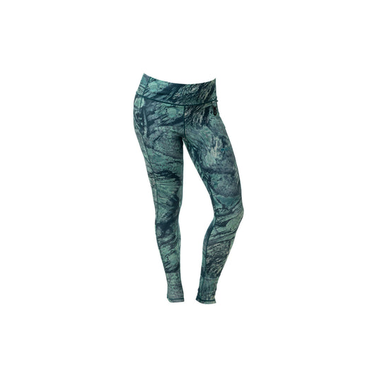 DSG Women's UPF Leggings - Sea Foam Realtree® Aspect Camo