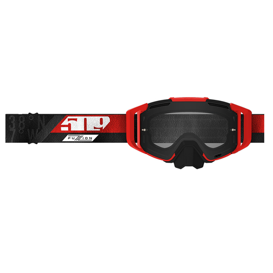 509 Sinister MX6 Fuzion Flow Goggle RED MIST / Clear w/ Frogzskin