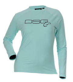 DSG Women's Solid UPF Shirt - Sun-Washed Aqua
