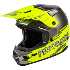 [Color:::Grey / Hi-Vis] Fly Racing Youth Kinetic Surge Helmet