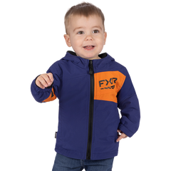 [Color:::Deep Cobalt / Jaffa Orange] FXR Toddler Ascend Reversible Jacket