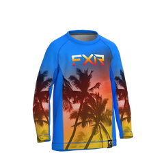 [Color:::Tropical Sunset] FXR Youth Attack UPF Longsleeve Shirt