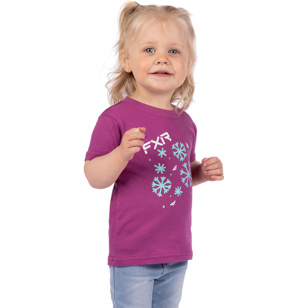 FXR Toddler Elsa Premium T-Shirt Lt. Wine / White