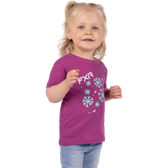 FXR Toddler Elsa Premium T-Shirt Lt. Wine / White