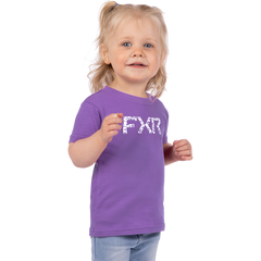 FXR Toddler Nala Premium T-Shirt Amethyst / White Cheetah