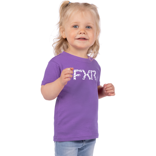 FXR Toddler Nala Premium T-Shirt Amethyst / White Cheetah