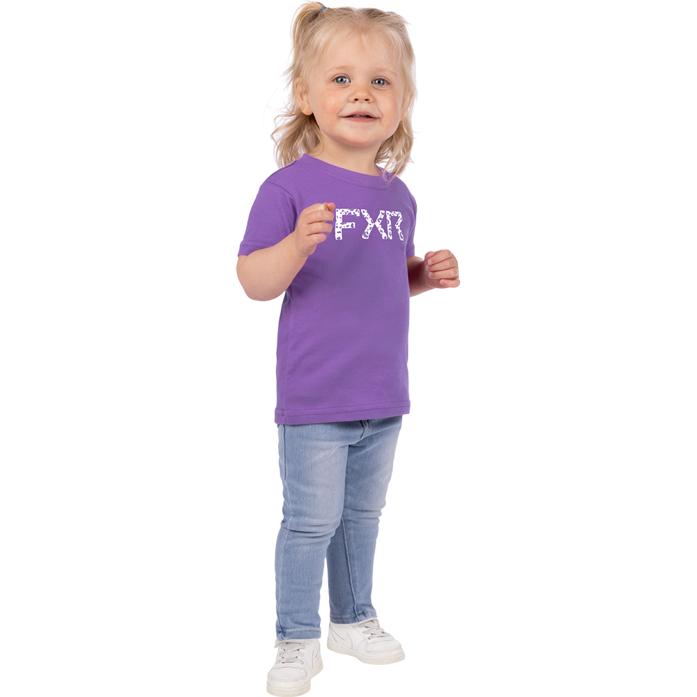 FXR Toddler Nala Premium T-Shirt Amethyst / White Cheetah