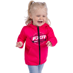 [Color:::Razz] FXR Toddler Race Division Tech Zip Hoodie