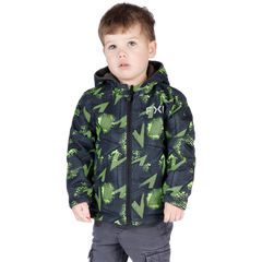 [Color:::Lime Hazzard / Grey] FXR Toddler Ride Reversible Jacket