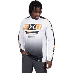 [Color:::White / Gold] FXR Men's Tournament Air UPF Longsleeve