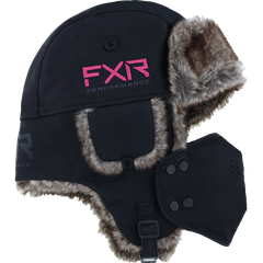 [Color:::Black-Electric Pink] FXR Trapper Hat