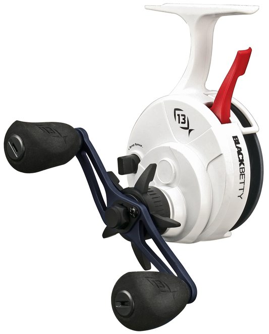 13 Fishing Black Betty FreeFall Ghost Patriot Reel - Right Hand
