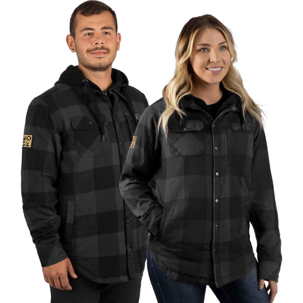 FXR Timber Insulated Flannel Jacket Warm Hooded – Up North Sports