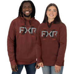 [Color:::Rust Heather-Grey] FXR Unisex Victory Pullover Hoodie
