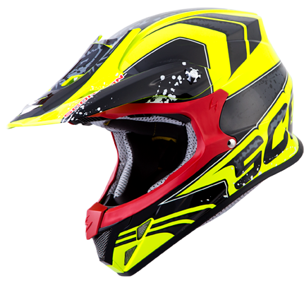 SCORPION VX-R70 SNOCROSS HELMET Quartz Neon Yellow