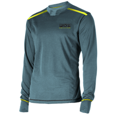 [Color:::Steel / HiVis] FXR Men's Vapour Merino Longsleeve