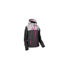 [Color:::Silver-Pink Glo] Castle X Women's Barrier Tri-Lam Jacket