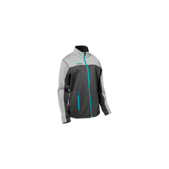 [Color:::Heather-Silver-Turquoise] Castle X Women's Fusion Mid-Layer Jacket