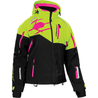 [Color:::HI-VIS/BLACK/PINK GLO] CASTLE X WOMEN'S PIVOT JACKET