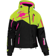 [Color:::HI-VIS/BLACK/PINK GLO] CASTLE X WOMEN'S PIVOT JACKET