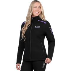 [Color:::Black / Amethyst] FXR Women's Race Division Tech Zip-Up