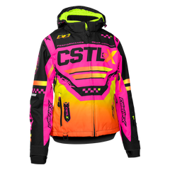 [Color:::PINK GLO/ORANGE/BLACK] CASTLE X WOMEN'S CX1 JACKET