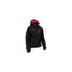 [Color:::Black-Pink Glo] Castle X Women's Powder Jacket