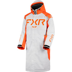 [Color:::White Hex / Orange] FXR Warm-Up Coat