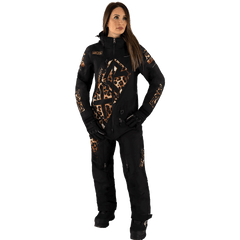 [Color:::Black / Cheetah] FXR Women's CX Lite Monosuit