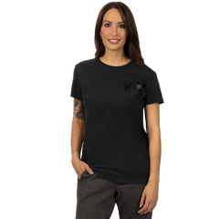 [Color:::Black] FXR Women's Work Pocket Premium Boyfriend T-Shirt