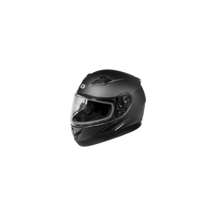 [Color:::Solid Matte Black] Castle X CX360 Youth Atlas Snowmobile Helmet