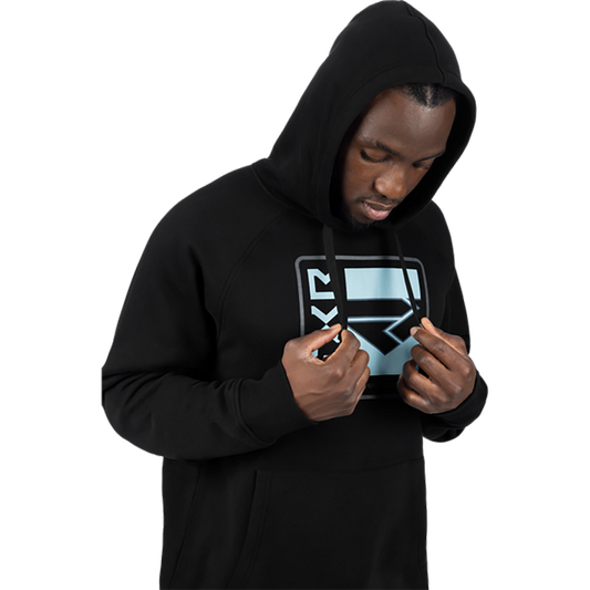FXR Unisex Broadcast Pullover Hoodie Black / Steel