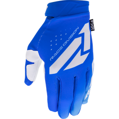[Color:::Blue / White] FXR Youth Reflex MX Glove
