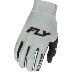 [Color:::Grey / Black] Fly Racing Youth Pro Lite Gloves