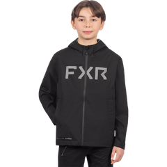[Color:::Black] FXR Youth Adventure Lite Tri-Laminate Jacket