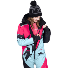 [Color:::Maui Blue / Razz] FXR Youth Cold Cross CX Monosuit