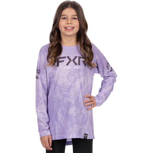  FXR Youth Derby Air UPF Long Sleeve Shirt